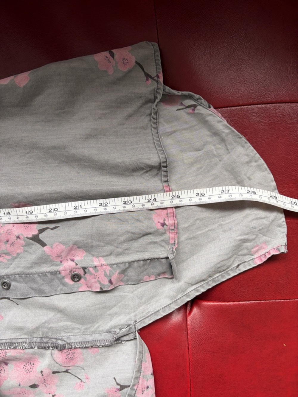 Billy T Madge chambray Cherry Blossom Button Down Shirt - Picture 8 of 10
